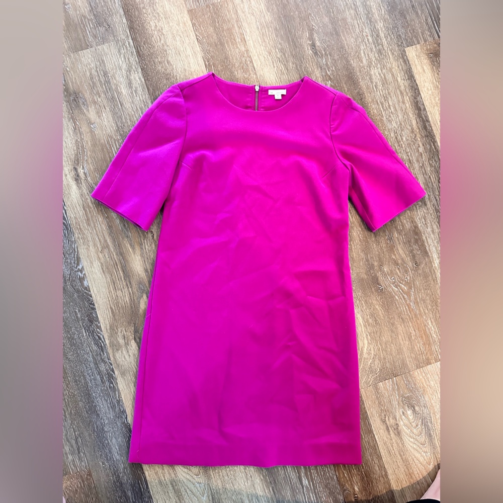 GAP Fuchsia Zip-Up Shift Dress Hot Pink Women’s Size 4